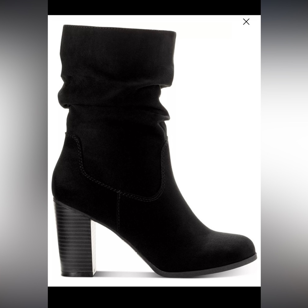 Style & Co Dress Mid Shaft Slouch Boots